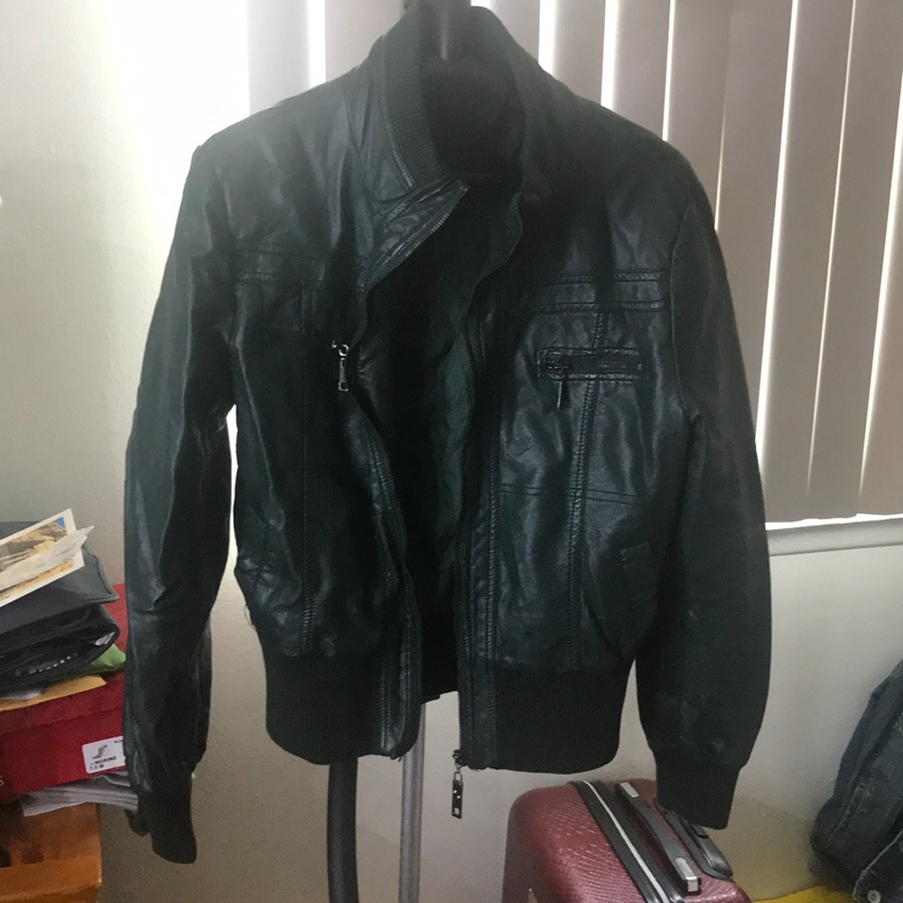 Leather jacket